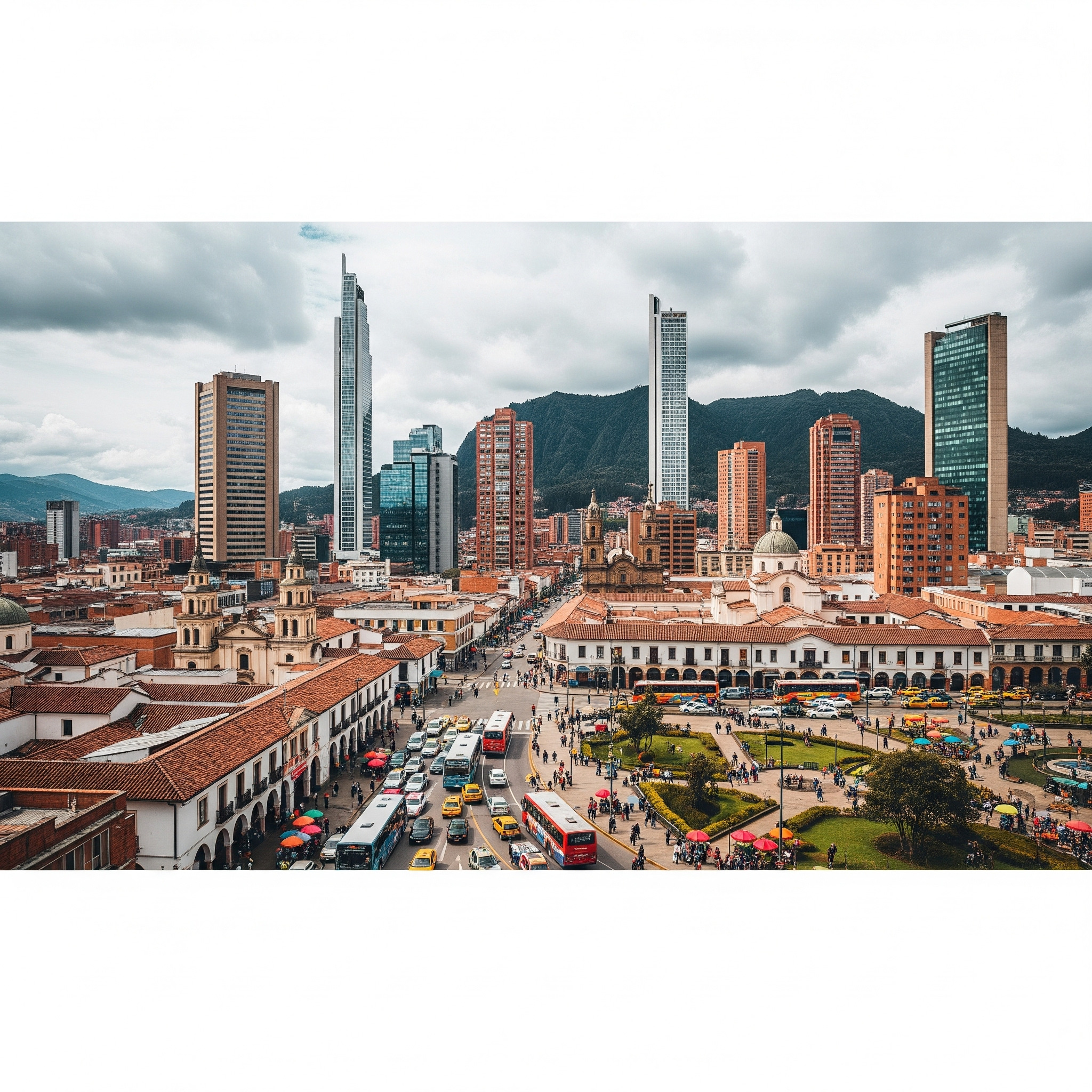 Vista de la ciudad de Bogotá